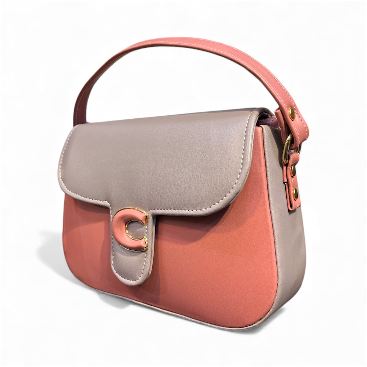 Dual-Strap Premium Sling Bag | Short Handle + Adjustable Long Strap | 2-Partition Design